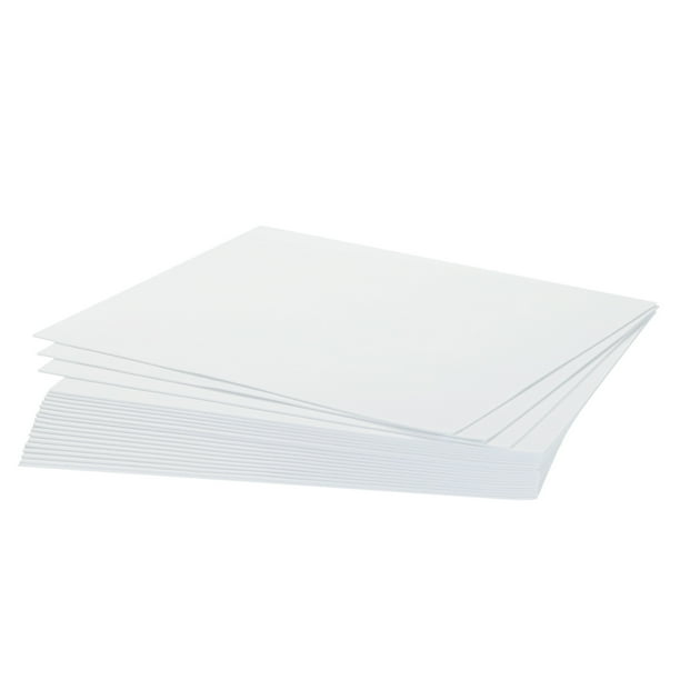 Hojas de Espuma EVA Blancas 10.8 x 8.5 Pulgadas 1.7mm Grosor Hojas de Manualidades 15Pcs