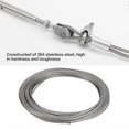 thumbnail image 4 of Câble métallique en acier inoxydable 304 de 20 m, fil d'acier dur pour la pêche et le levage, 2 mm, 4 of 4