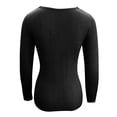 thumbnail image 6 of Tiqkatyck Spring Tops for Women 2024, Clearance Items, Women's Casual Fashion Solid Color Charming Slim V Neck Knotted Sweater Knit Base Top, Summer Tops for Women 2024 Trendy Black, 6 of 6