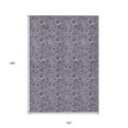thumbnail image 3 of 10' X 14' Purple Lilac And Lavender Floral Washable Indoor Outdoor Area Rug, 3 of 5
