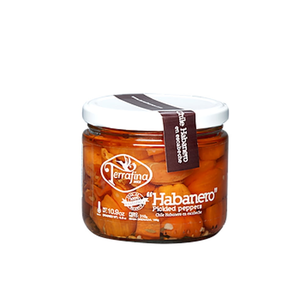 Pickled Habanero Peppers 10.9 oz. Habanero En Escabeche 310 Gram (Pack of 12)