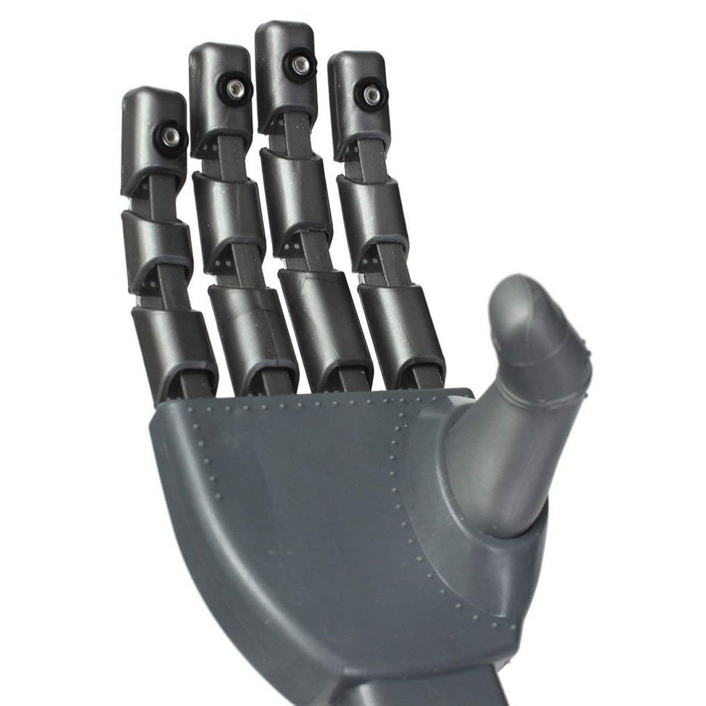 Plastic Robot Hand Grabbing Stick Boy Toy Hand Wrist Strengthen DIY Robot Grab -