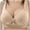 Khaki, variant on Bras for Womens,loopsun Fashion Comfortable Woman's Lace Beauty Back Strap Wrap Plus Size Bra