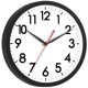 thumbnail image 1 of Reloj de pared AKCISOT de 30 cm, silencioso, no hace tictac, funciona con pilas, 1 of 9