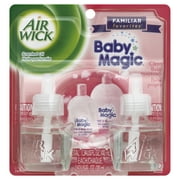 Air Wick Baby Magic Scented Oil Air Freshener Refills, 1.35 Fl. Oz., 2 Count
