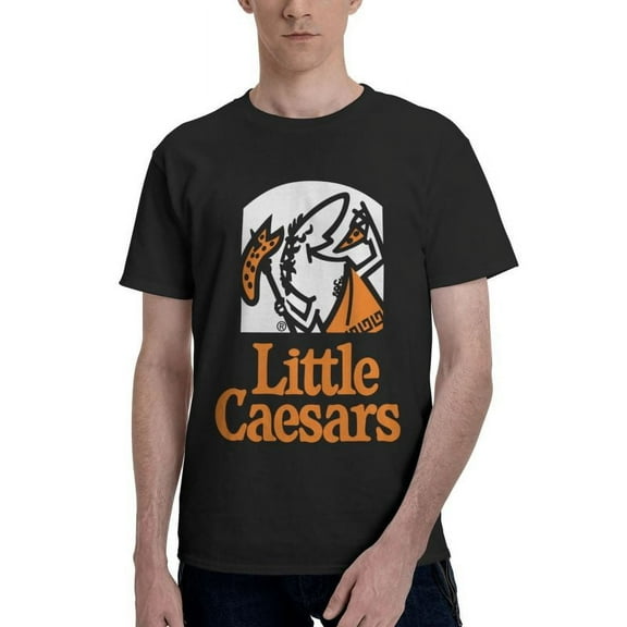 Little Caesars Men'S Basic Short Sleeve T-Shirt Vogue Black Small
