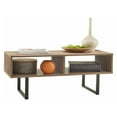 thumbnail image 7 of ClosetMaid Wooden Coffee Table with Storage Shelves, Modern Home Furniture, 39" Wide, Gray, 7 of 7