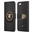 thumbnail image 1 of Head Case Designs Officially Licensed NHL Anaheim Ducks Puck Texture Leather Book Wallet Case Cover Compatible with Apple iPhone 6 Plus / iPhone 6s Plus, 1 of 6
