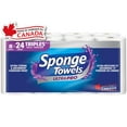 thumbnail image 1 of SpongeTowels UltraPRO Extra Strong & Absorbent Paper Towel, Choose-A-Size® Sheets, 8 = 24 Regular Rolls, 1 of 6