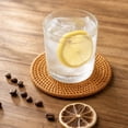 thumbnail image 4 of 6Pcs Rattan Woven Coasters, Natural Drink Mats, Natural Hand Woven Rattan Placemats for Dining Table,Decorative Heat Resistant Mats for Kitchen Coutertops,Hot Dishes,Pots and Pans,Round, Brown, 4 of 8