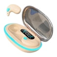 thumbnail image 1 of Auriculares Inalámbricos Perfke Intrauditivos con Estuche de Carga Amarillo Claro, 1 of 9