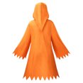 thumbnail image 5 of REDARER Kids Halloween Ghost Hooded Dress with Ghost Print Chain Decor Jagged Hem Long Bell Sleeve for Trick or Treat Cosplay Party School DressâUp Outfit,3-4 Years, 5 of 5