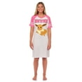 thumbnail image 2 of Pokemon Pajama Women's Varsity Raglan Sleep Shirt V-Neck Nightgown, 2 of 4