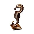 thumbnail image 4 of Estatua de caballito de mar de latón, figura de caballito de mar, adorno de escritorio coleccionable, del té, retro, para escritorio, amante, 4 of 9