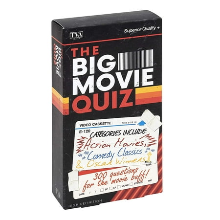 Professor Puzzle The Big Movie Quiz Board Game, Challenges Long Term Memory with Hundreds of Questions On Comedy Classics, Oscar Winners and Action Movies (New Open (Best Quiz Board Games)