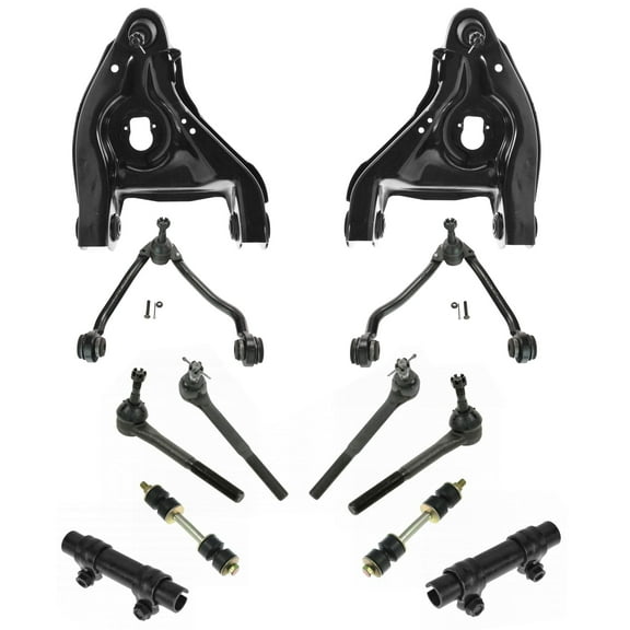 Front Control Arm Ball Joint Sway Bar Link Tie Rod Steering Suspension Kit 12pc PSA30336