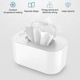 thumbnail image 2 of Calentador de pañales de gran capacidad con USB, calor constante, silencioso, 10 W, caja para calentar servilletas para uso doméstico, color blanco, 2 of 5