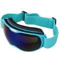 thumbnail image 2 of Gafas de esquí y snowboard para niños de color azul con doble capa de protección contra el viento y la niebla para deportes de invierno al aire libre, 2 of 8
