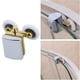 thumbnail image 4 of Eigraketly Puerta de ducha con polea de cobre, de vidrio deslizante, rodillo de cobre, rueda doble colgante, accesorios de baño, 2 uds. Herramientas y ferretería G60 Eigraketly WJ3928-01B, 4 of 6