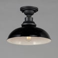 thumbnail image 3 of 35110GBBK Maxim Lighting Granville - 1 Light Outdoor Flush Mount-Gloss Black/Black Finish, 3 of 4