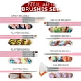 thumbnail image 7 of Nail Design Kit, Nail Dotting Tools, Nail Art Brushes, HTB Nail Art Kit for Beginners, Nail Art Rhinestone, Nail Art Foil, Nail Art Striping Tapes,, 7 of 7