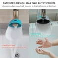 thumbnail image 3 of Prince Lionheart Fun and Safe Hand-Washing Solution, Faucet Extender for Babies and Toddlers,Fits Standard and Gooseneck Faucets, Pink 1pk, 3 of 10