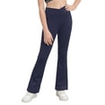 thumbnail image 2 of Kids Children Slim Fit Girls Trumpet Pants Trousers, 2 of 4