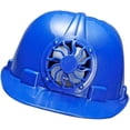 thumbnail image 1 of Industrial Safety Helmet With Solar Cooling Fan Construction Worker Hard Hat Blue Safety Helmet Fire Protectionblue1pcs), 1 of 5