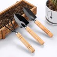 thumbnail image 5 of 3 Pcs Mini Garden Tools, Small Rake and Shovel Set, Small Shovel Rake and Spade Wooden Handle for Potted Plants for Garden Plants Indoor Outdoor, 5 of 5