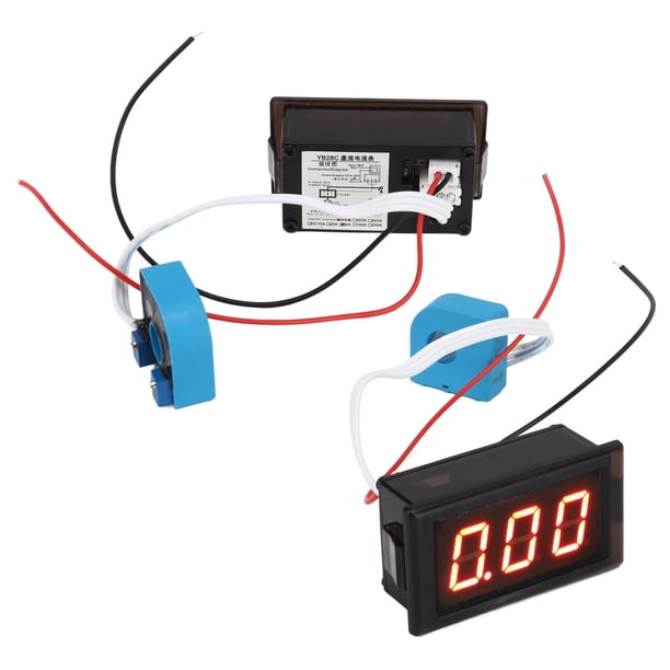 Calibre real, Pantalla digital digital LED Precisa Portátil DC Amperio Con Sensor de Pasillo para Motocicleta de AutomÓVIL