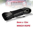 thumbnail image 2 of 8mm X 12m Synthetic Winch Line / Rope Cable For 4x4 4wd Atv Utv Suv Offroad ,Easy to Use, 2 of 2