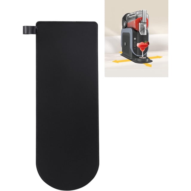 Sliding Pad for Ninja Slushie Machine FS301 and FS300 Professional Frozen Drink Machine Quickly Slide Frozen Drink Machine on Table - Convenient Storage Strap - Accessories for Ninja Drink Maker