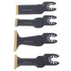 thumbnail image 1 of Hojas De Sierra Oscilantes, Versátiles, Duraderas Y Chapadas En Ti, Hojas De Sierra Oscilantes Profesionales Alargadas Para Metal, 1 of 7