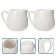 thumbnail image 4 of 2 Pcs Mini Milk Jug Kitchen Sauce Cup Sauce Jugs Ceramic Creamer with Handle, 4 of 9