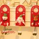 thumbnail image 1 of Hermosa decoración de la puerta Adorno colgante Decoración de Navidad Adorno de Navidad 3 piezas JAMW Sencillez, 1 of 4