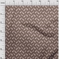 thumbnail image 3 of oneOone Georgette Viscose Brown Fabric Paisley Sewing Craft Projects Fabric Prints By Yard 42 Inch Wide, 3 of 5