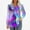 Purple, variant on Fznquz Purple Plus Size Tops for Women Crewneck Long Sleeve Tunic T Shirt Tie Dye Casual Fall Womens Fashion 2025