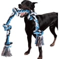 thumbnail image 6 of Olurrisa Dog Rope Toy for Large Medium Dogs,  3 Feet 5 Knots Dog TChew oy, Sturdy Rope toy for Dogs Tug Teeth Cleaning, 6 of 7