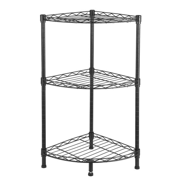 Side Table For Bedroom Living Room, Wire Shelving Table