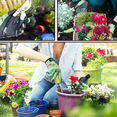 thumbnail image 5 of Guantes de jardinería de cuero para mujer, transpirables, jardín, regalos y herramientas de jardinería para jardinero, 5 of 5