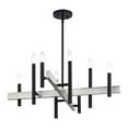 thumbnail image 5 of Livex Lighting - Denmark - 8 Light Chandelier in Mid Century Modern Style - 28, 5 of 14