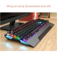 thumbnail image 2 of Real Mechanical Keyboard Metal  Key Punk Typing Keyboard E-Sports Keyboard For Computer Laptop No.3, 2 of 7
