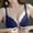 Blue, variant on Front Closure Bras For Easy Dressing, No Ring French Front Close T Back Unlined Bra For Large Bust, Beige T-Back Bras For Women, Beige 70A, Size 70A-90C
