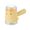 Yellow, variant on Kitchen Storage Containers Cartoon Design PC Silicone Quantitative Seasoning for Shaker Proof Sealed Jars White