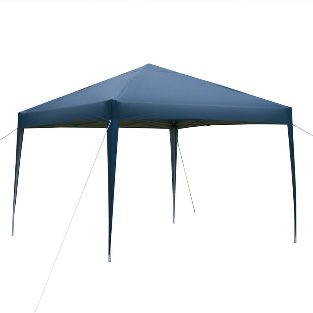 Aimee Lii 116"x116" Canopy Tent Awnings for Decks, Backyard Canopy Gazebo, Awnings for Patio Waterproof, Outdoor Patio Awnings for Party Camping BBQ Events, Blue