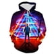 thumbnail image 3 of Sudadera con capucha con estampado de astronauta, universo, espacio, galaxia, para hombres y niños, sudaderas de manga larga, chaqueta genial de gran tamaño para hombre, 3 of 5