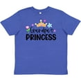 thumbnail image 3 of Inktastic Grandpa's Princess Crown and Flowers Youth T-Shirt, 3 of 5