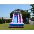 thumbnail image 5 of JumpOrange Commercial Grade Inflatable 18' Princess Tiara Super Party Water Slide, 100% PVC VINYL With Air Blower, 5 of 9
