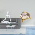 thumbnail image 2 of Figura de escritorio,Escultura abstracta de pensador para decoración de oficina y hogar.,sofá de casa de muñecas,Muebles para casa de muñecas,modelo de sofá para casa de, 2 of 8