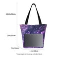 thumbnail image 3 of Disketp Purple Bubble Abstract Art Bolsa de Hombro Casual para Mujer, Bolso Cruzado para Compras, Viajes y Uso Diario, 3 of 6